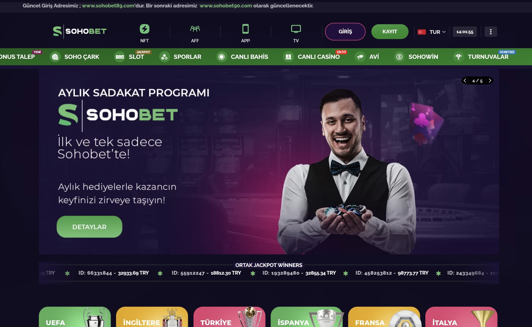 sohobet giriş